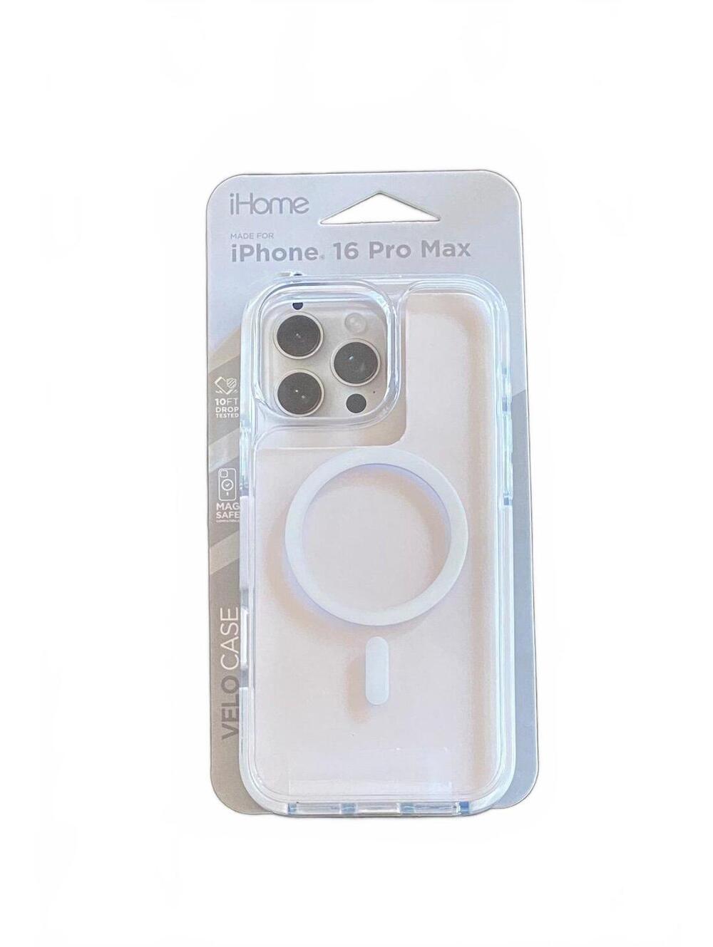 iHome Case for iPhone 16 Pro Max White